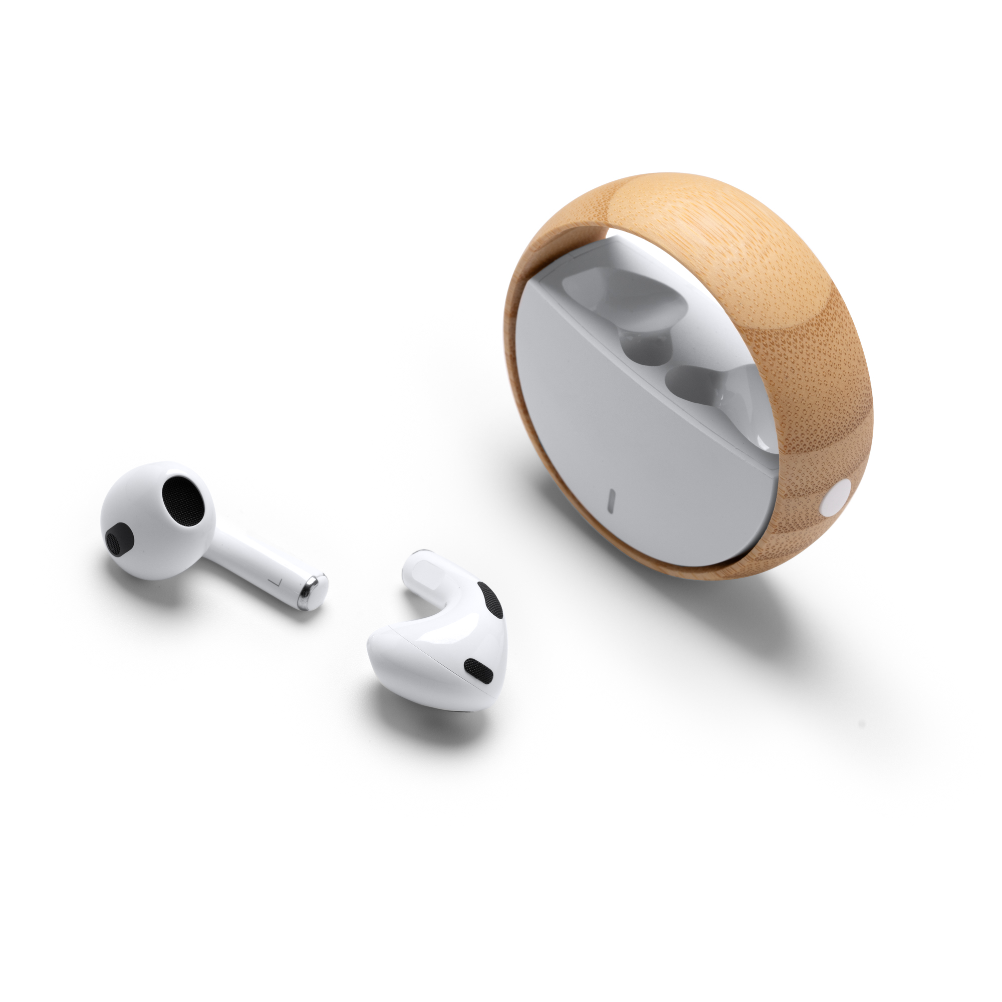 Auriculares inalámbricos de bambú Auron - Imagen 4