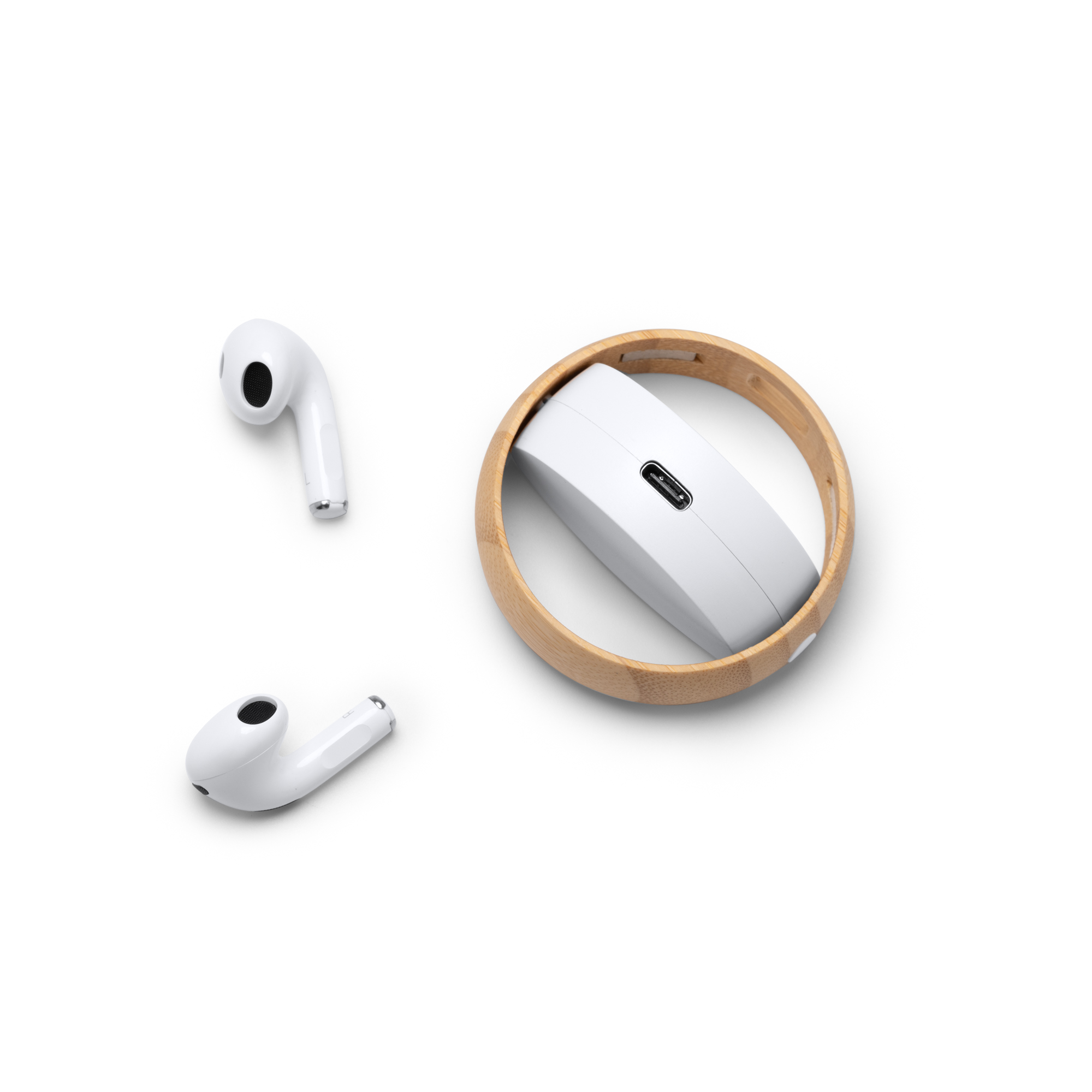 Auriculares inalámbricos de bambú Auron - Imagen 5