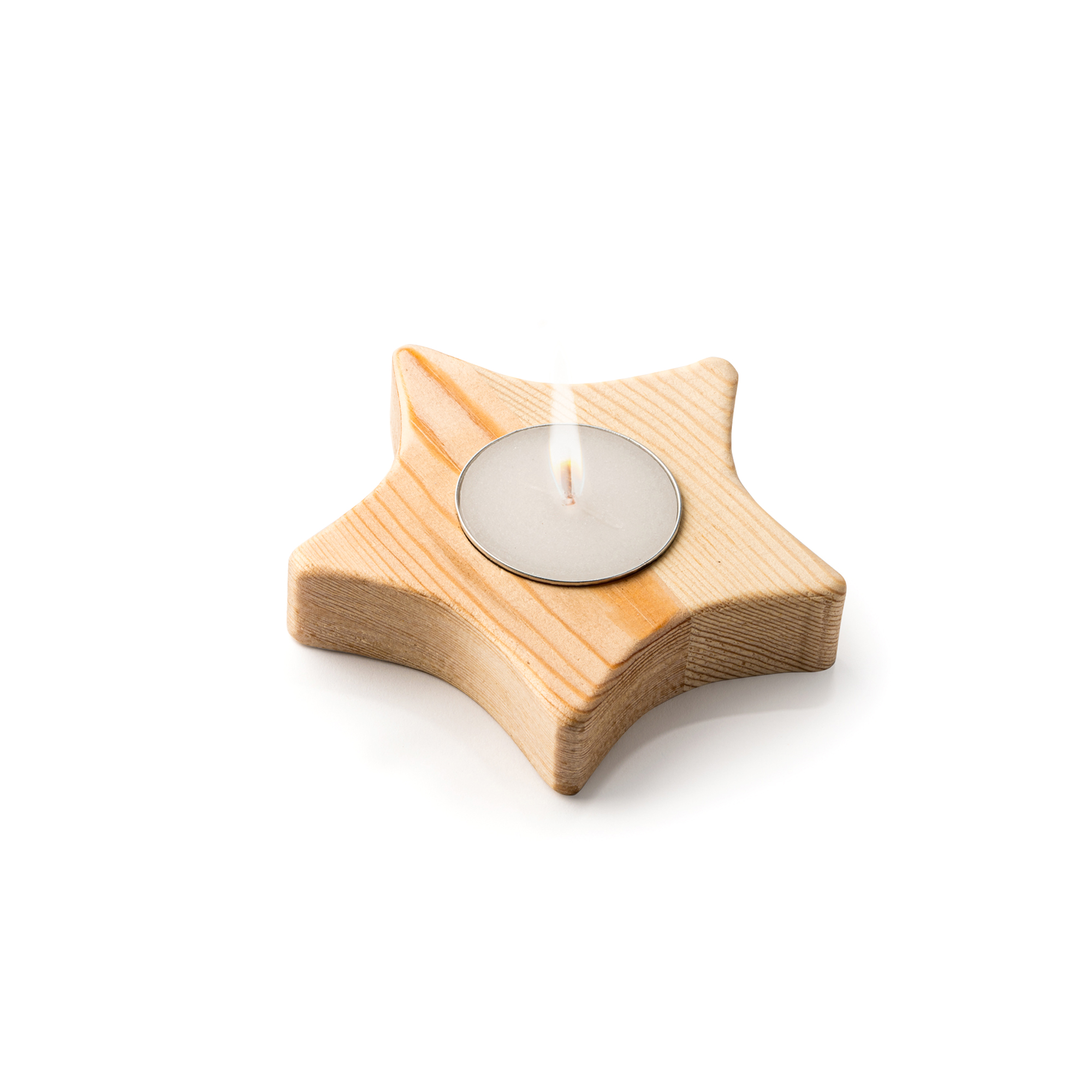 Vela navideña de madera Maka - Imagen 2