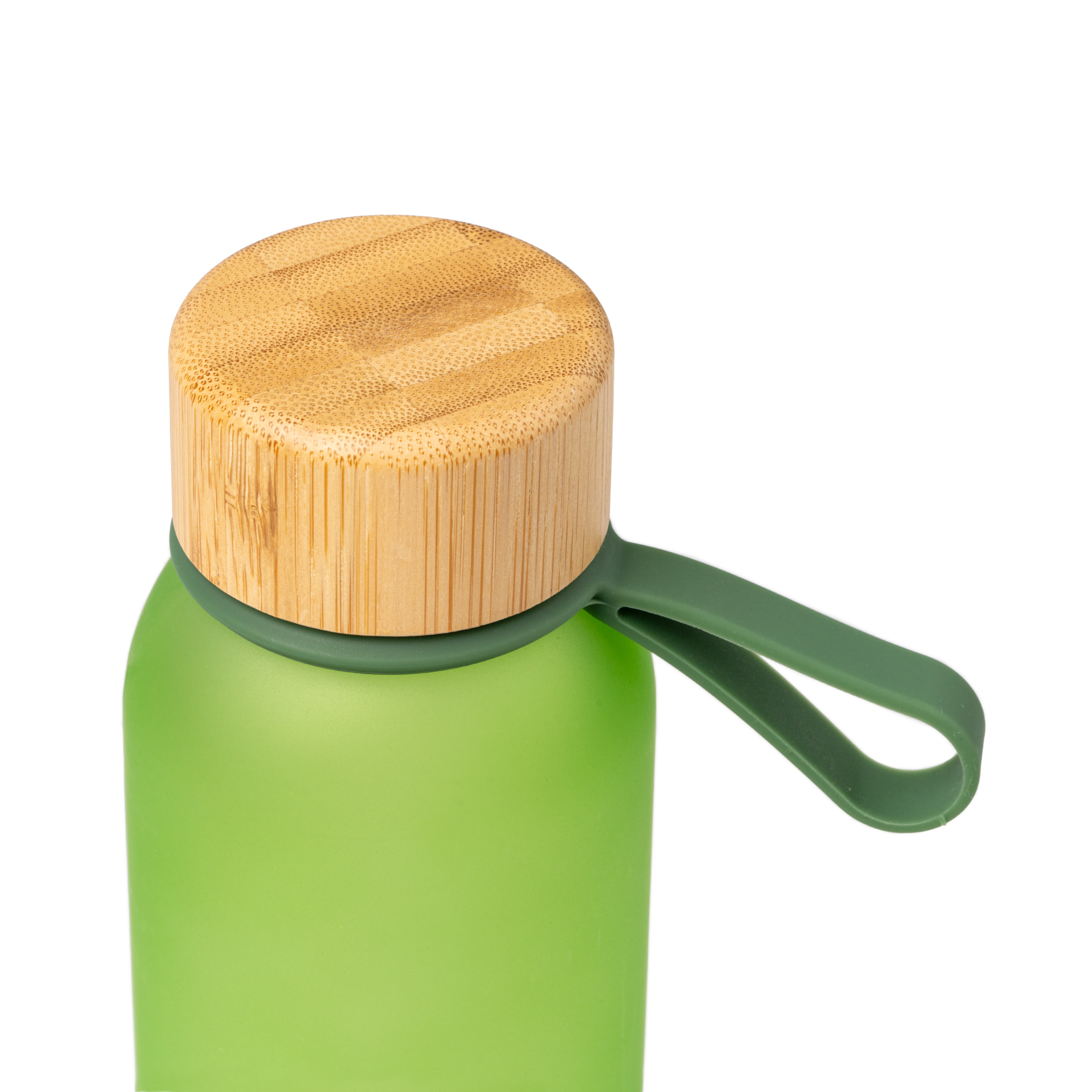 Bidón de cristal reciclado Voznan con tapón de bambú - Imagen 3