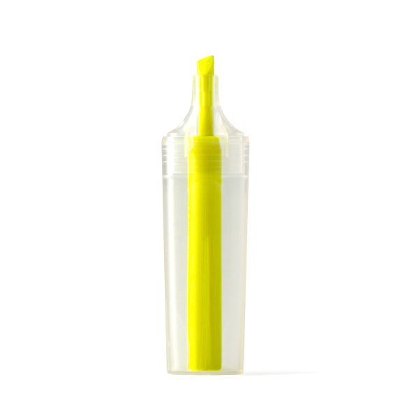 Marcador amarillo flúor Albion de plástico reciclado - Imagen 5