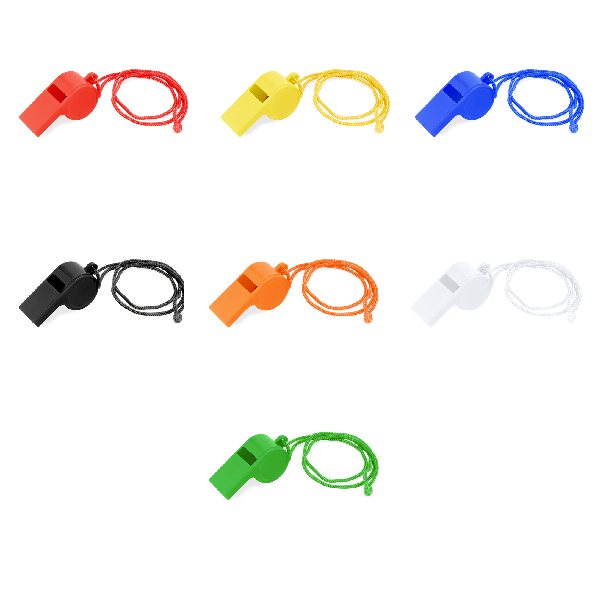 Silbato de plástico con cinta Carnival para eventos Carnival de plástico con cinta para eventos - Imagen 4