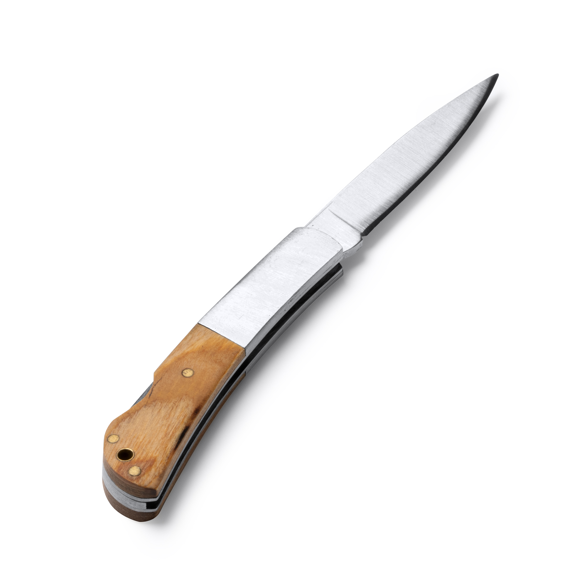 Navaja de acero inoxidable Vidur con mango de madera