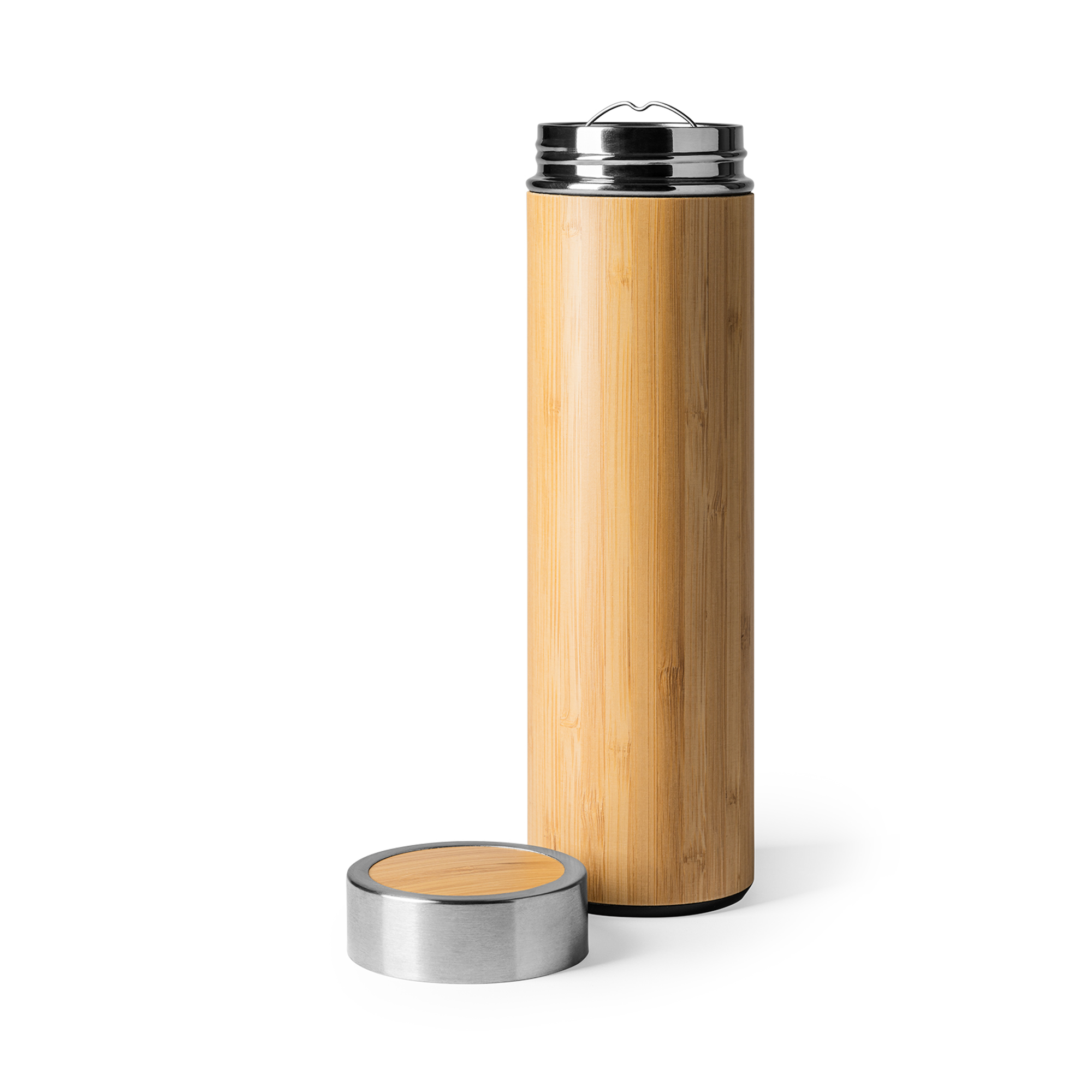 Termo de bambú con infusor Kinata ecológico - Imagen 2