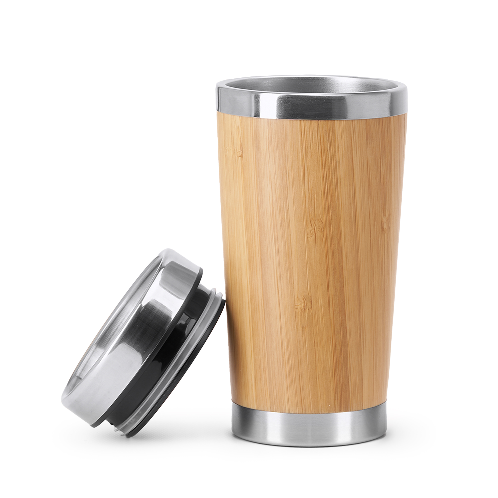 Vaso térmico de bambú Yaba 500ml - Imagen 3