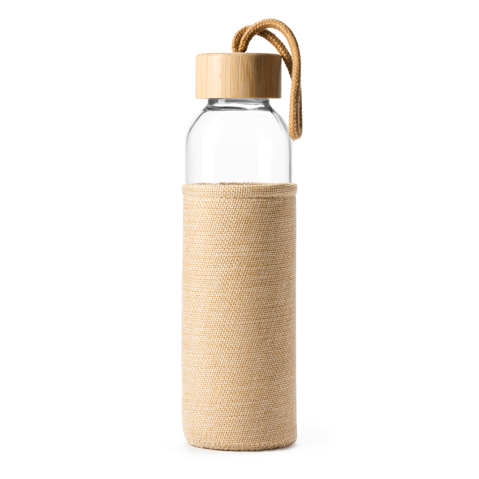Bidón de cristal Sibu con funda de yute - Imagen 2