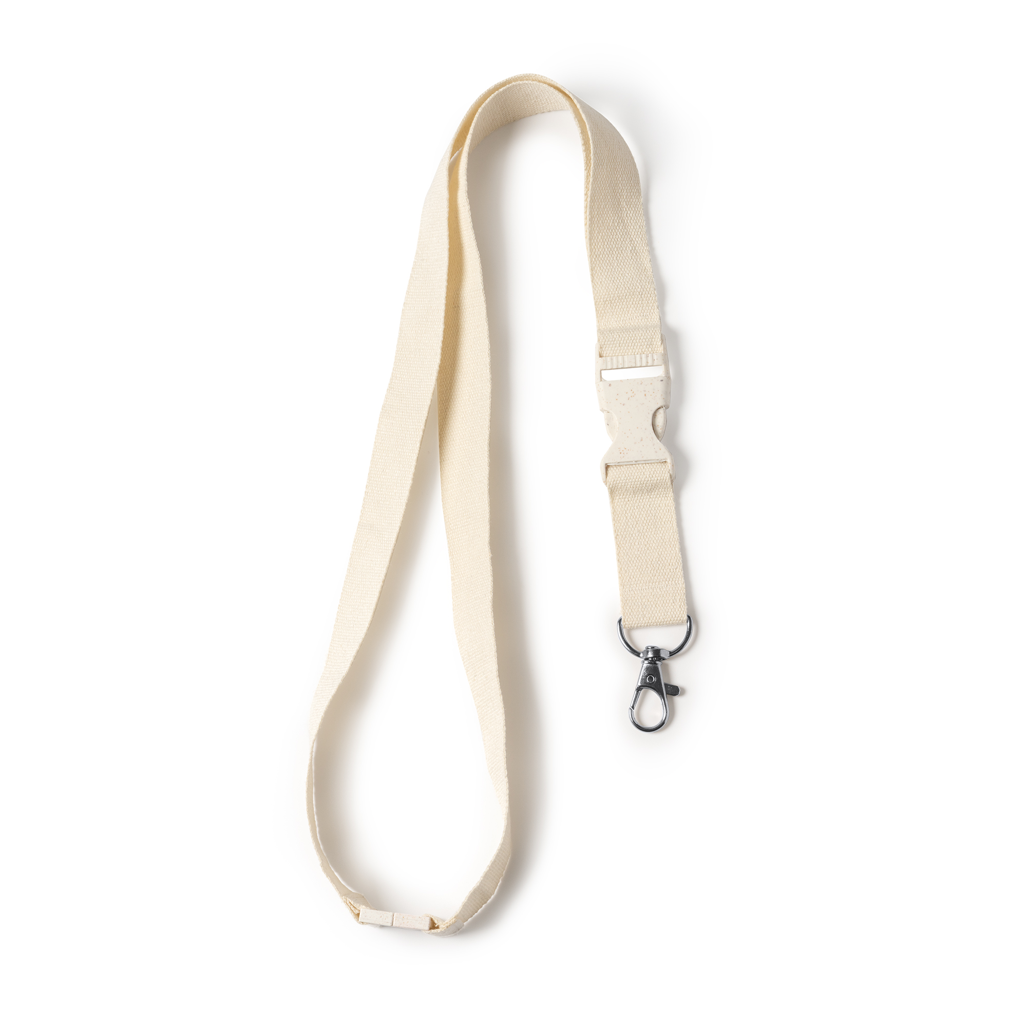 Lanyard de algodón Nela para eventos ecológicos - Imagen 3