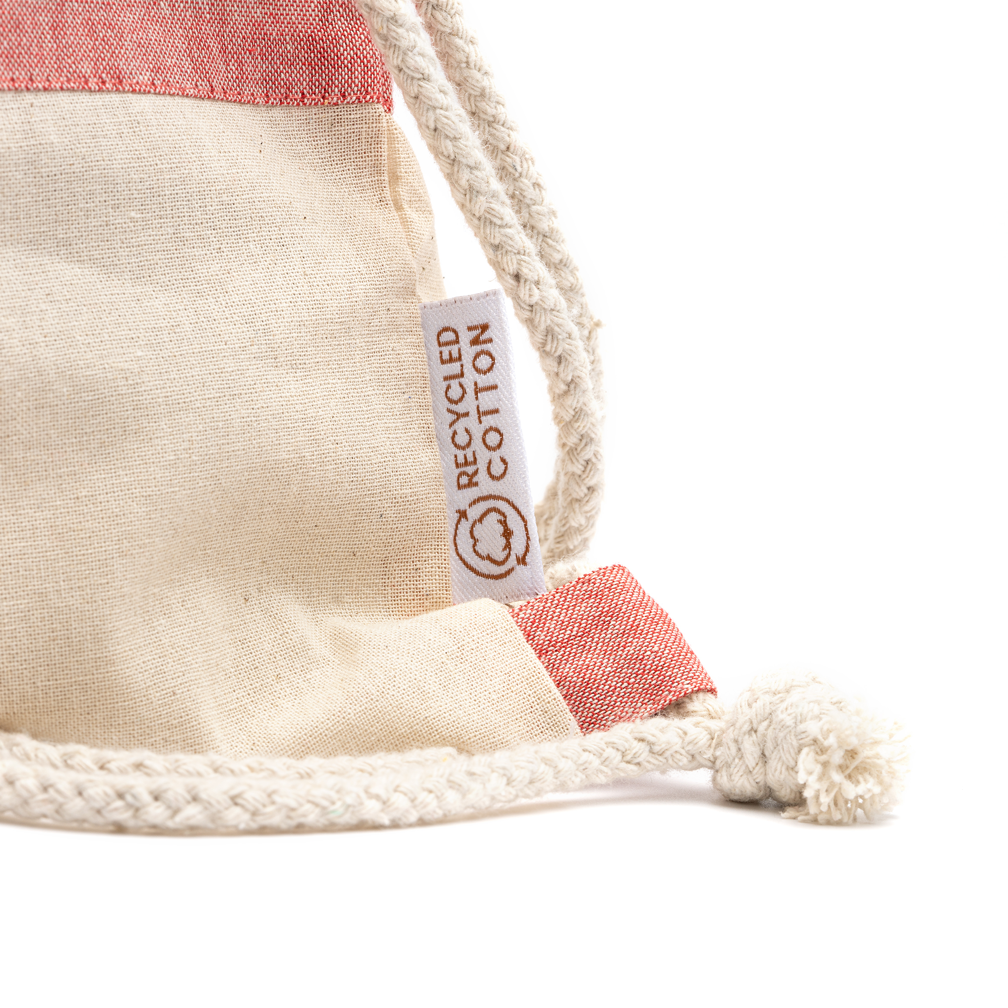 Mochila de cordones Luanda de Algodón Reciclado - Imagen 3