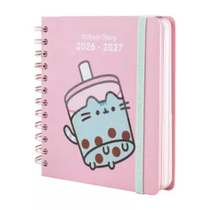 AGENDA ESCOLAR PUSHEEN 2026/2027 DIA PAGINA M 11 MESES